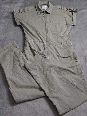 Pistola Jordan Jumpsuit Women's XS In Pistachio Green Zip Up Style P00071939RF